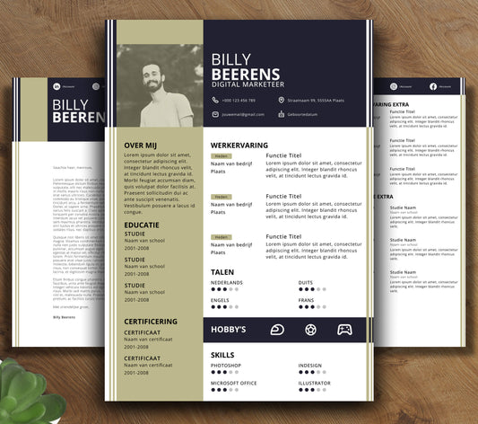 CV Template Pakket - Billy Beerens