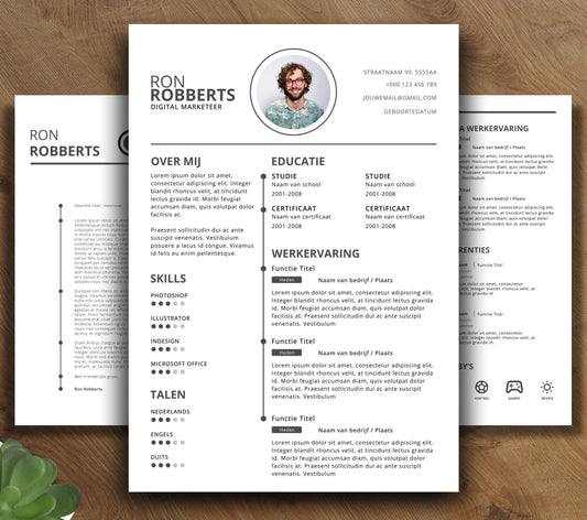 CV Template Pakket - Ron Robberts