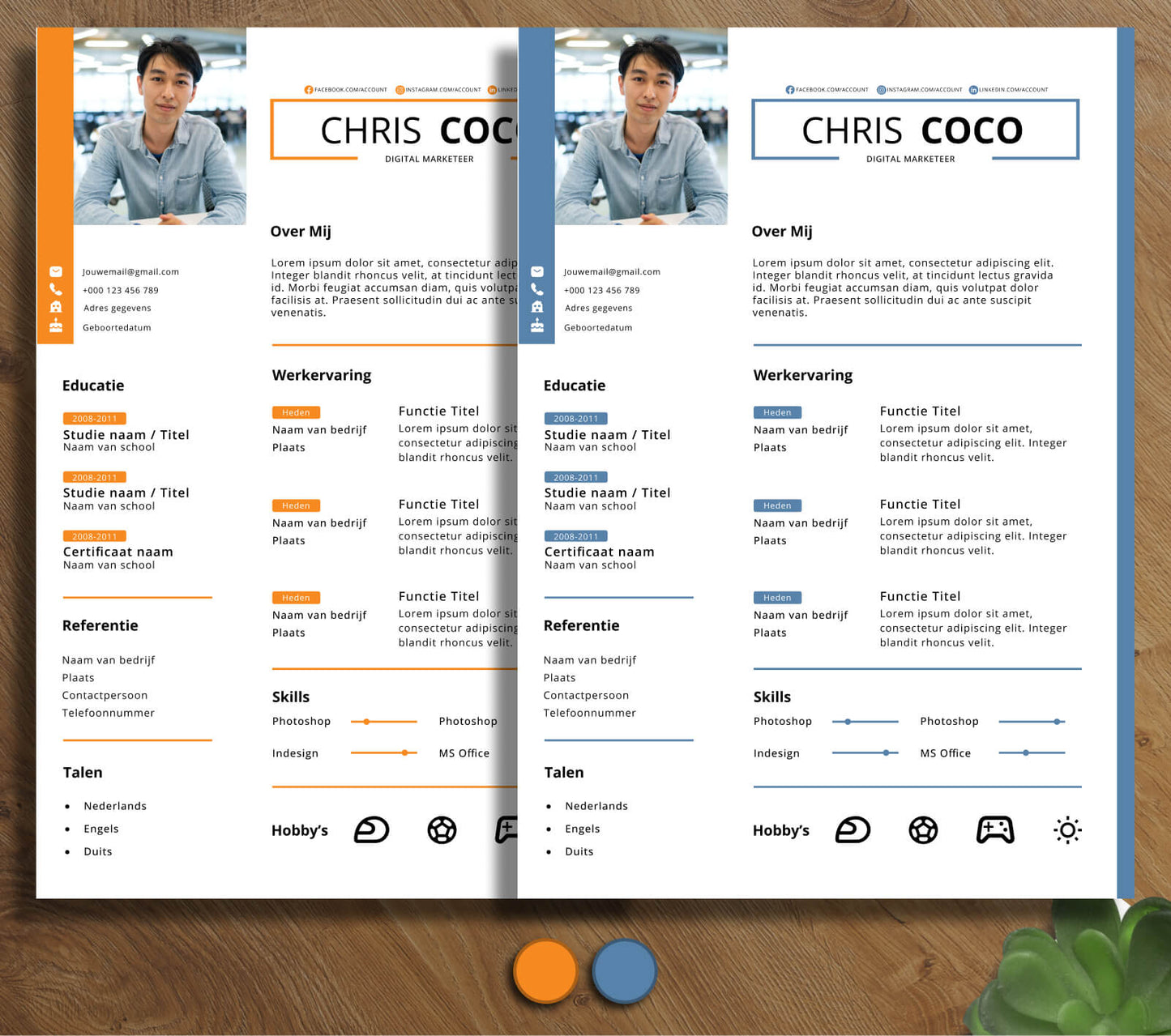 Modern CV Template - Chris Coco