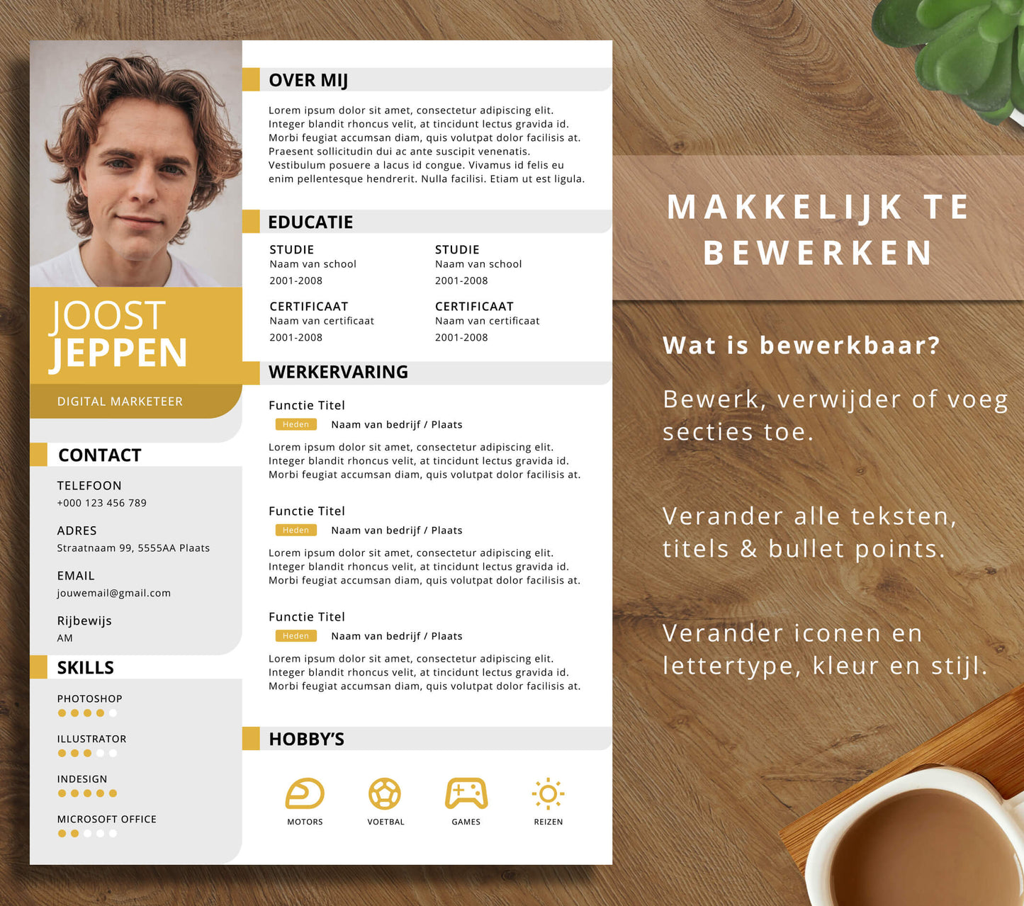 CV Template Pakket - Joost Jeppen
