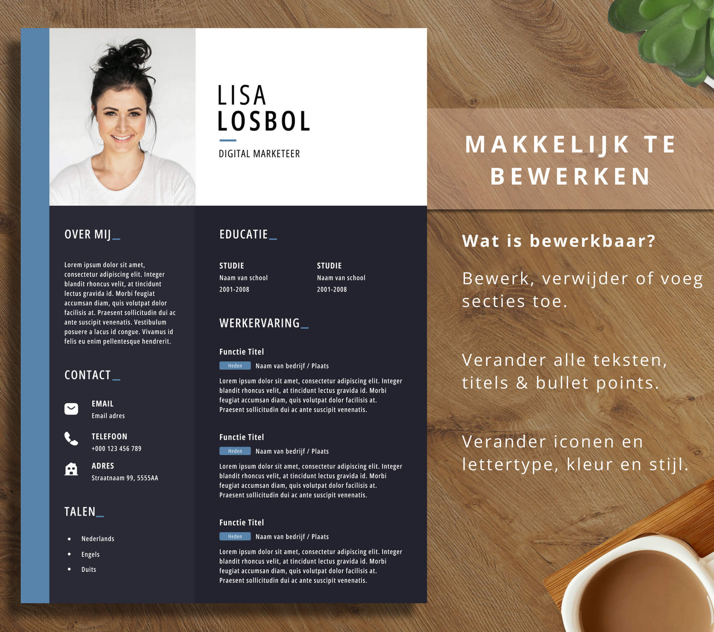 CV Template Pakket - Lisa Losbol