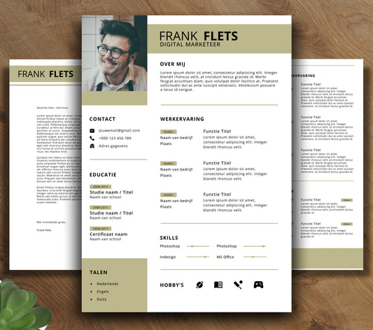 CV Template Pakket - Frank Flets