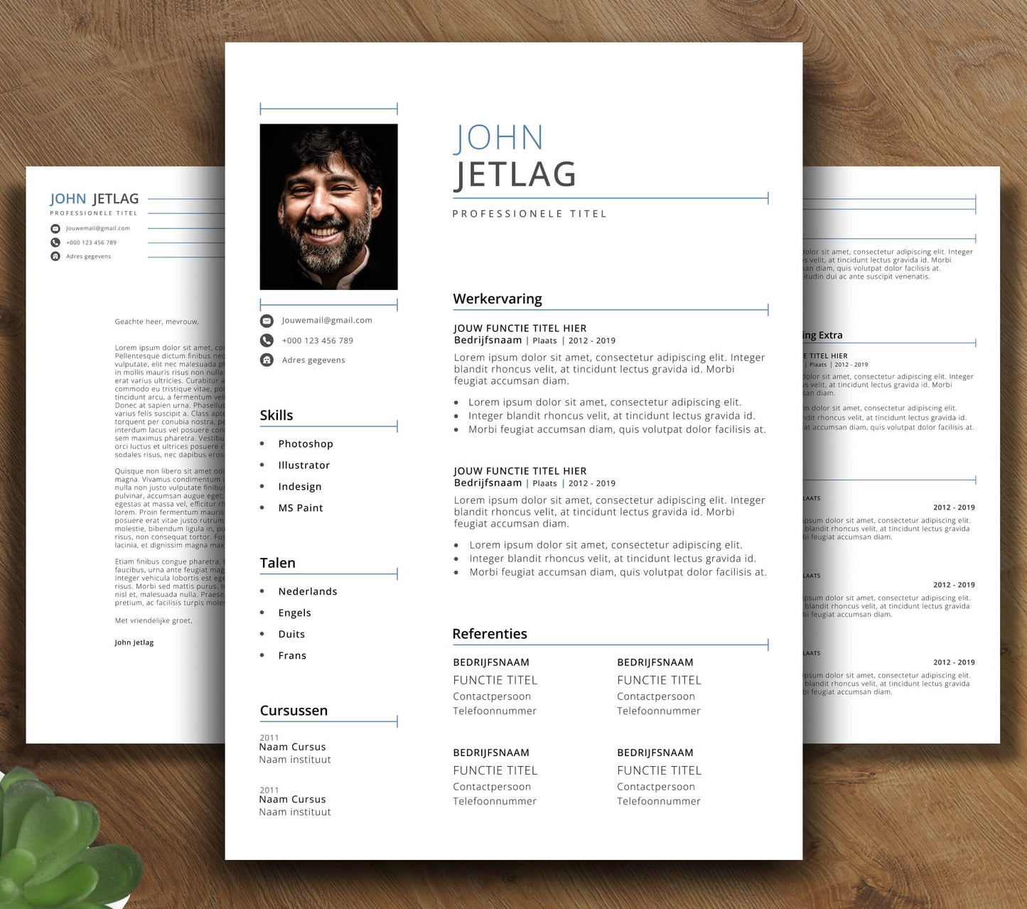 CV Template Pakket - John Jetlag