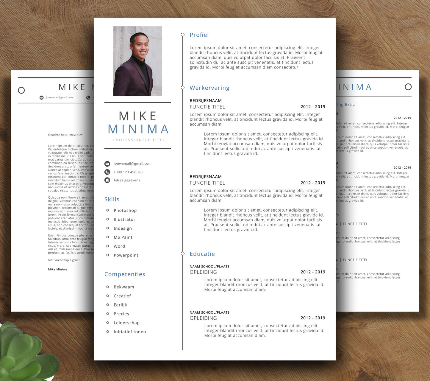 CV Template Pakket - Mike Minima