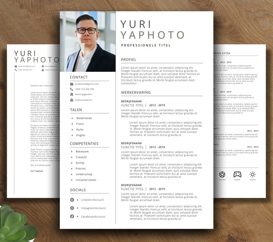 CV Template Pakket - Yuri Yaphoto